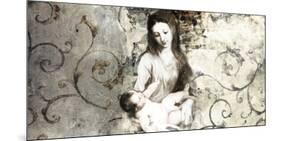 Madonna and Child (after Van Dyck)-Simon Roux-Mounted Art Print