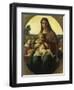 Madonna and Child Amongst Angels Playing Music. 1860-Anselm Feuerbach-Framed Giclee Print