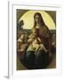 Madonna and Child Amongst Angels Playing Music. 1860-Anselm Feuerbach-Framed Giclee Print