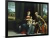 Madonna and Child and St. Jerome, C.1530S (Oil on Panel)-Benvenuto Tisi Da Garofalo-Framed Giclee Print