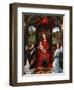 Madonna and Child, Angel with Violin in His Hand; Landscape with Farmhouse and Castle-Hans Memling-Framed Giclee Print