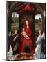 Madonna and Child, Angel with Violin in His Hand; Landscape with Farmhouse and Castle-Hans Memling-Mounted Giclee Print