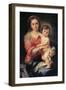 Madonna and Child, Bartolomo Esteban Murillo, 1650-1655, Palazzo Pitti, Florence, Italy-Bartolomo Esteban Murillo-Framed Art Print