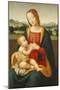 Madonna and Child Before a Landscape-Giovanni Sogliani-Mounted Giclee Print