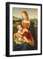 Madonna and Child Before a Landscape-Giovanni Sogliani-Framed Giclee Print