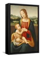 Madonna and Child Before a Landscape-Giovanni Sogliani-Framed Stretched Canvas