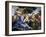 Madonna and Child Between Saints Catherine of Alexandria and Thomas-Lorenzo Lotto-Framed Giclee Print