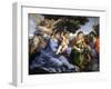 Madonna and Child Between Saints Catherine of Alexandria and Thomas-Lorenzo Lotto-Framed Giclee Print