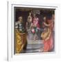 Madonna and Child Between Saints Peter and Paul-Daniele Da Volterra-Framed Giclee Print