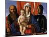 Madonna and Child Between SS. Paul and George-Giovanni Bellini-Mounted Giclee Print