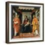 Madonna and Child Between St Faustinus and St Jovita-null-Framed Giclee Print