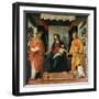 Madonna and Child Between St Faustinus and St Jovita-null-Framed Giclee Print