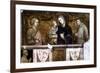 Madonna and Child Between St Francis and St John the Evangelist, C1320S-Pietro Lorenzetti-Framed Giclee Print