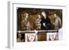 Madonna and Child Between St Francis and St John the Evangelist, C1320S-Pietro Lorenzetti-Framed Giclee Print