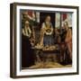 Madonna and Child Between St Monica and St Mary Magdalene-Correggio-Framed Giclee Print