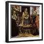 Madonna and Child Between St Monica and St Mary Magdalene-Correggio-Framed Giclee Print