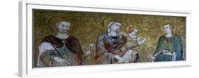 Madonna and Child Between Two Saints-null-Framed Giclee Print