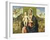 Madonna and Child Blessing-Giovanni Bellini-Framed Giclee Print