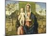 Madonna and Child Blessing-Giovanni Bellini-Mounted Giclee Print