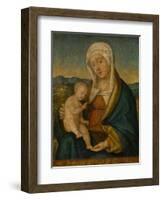 Madonna and Child by Giovanni Bellini-Giovanni Bellini-Framed Giclee Print