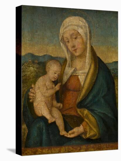 Madonna and Child by Giovanni Bellini-Giovanni Bellini-Stretched Canvas