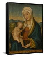 Madonna and Child by Giovanni Bellini-Giovanni Bellini-Framed Stretched Canvas
