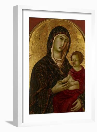 Madonna and Child, C.1310-Segna Di Bonaventura-Framed Giclee Print