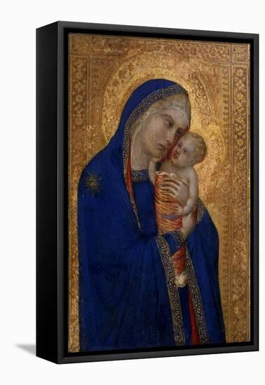Madonna and Child, C.1330-Pietro Lorenzetti-Framed Stretched Canvas
