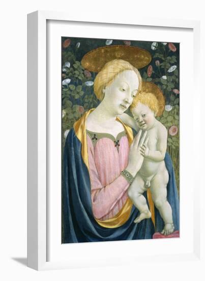 Madonna and Child, C.1445-1450-Domenico Veneziano-Framed Giclee Print