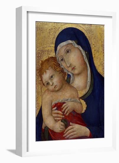 Madonna and Child, C.1450-Sano di Pietro-Framed Giclee Print