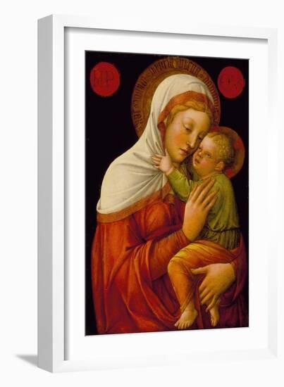 Madonna and Child, c.1465-Jacopo Bellini-Framed Giclee Print