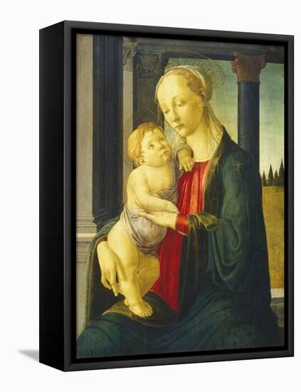 Madonna and Child, c.1467-Sandro Botticelli-Framed Stretched Canvas