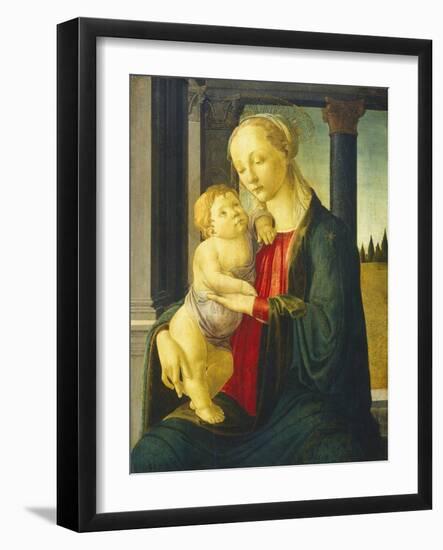 Madonna and Child, c.1467-Sandro Botticelli-Framed Giclee Print