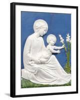 Madonna and Child, c.1475-Luca Della Robbia-Framed Photographic Print