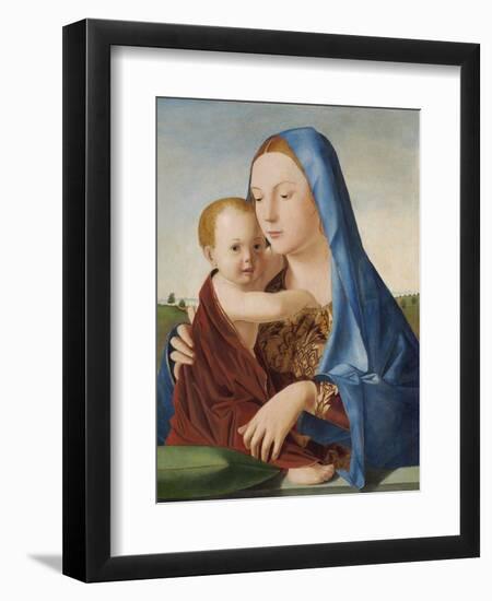 Madonna and Child, c.1475-Antonello da Messina-Framed Giclee Print