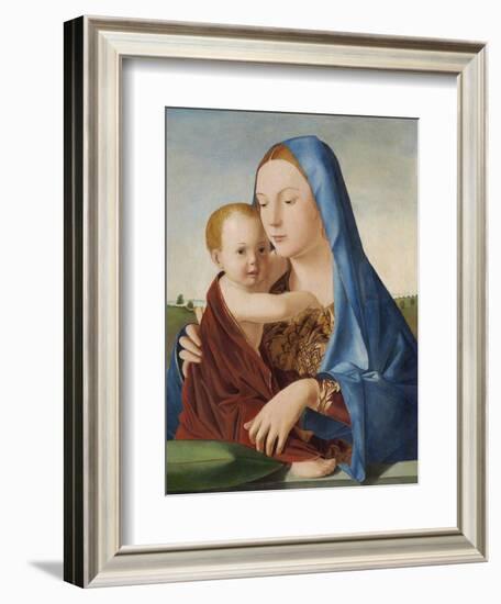 Madonna and Child, c.1475-Antonello da Messina-Framed Giclee Print