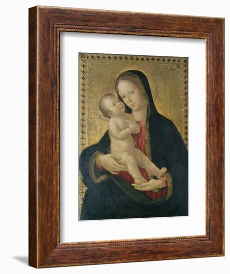 Madonna and Child, C.1480-85-Antoniazzo Romano-Framed Giclee Print