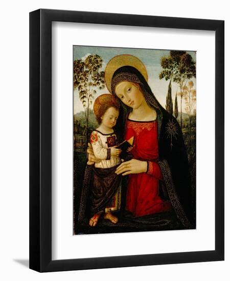 Madonna and Child, c.1490-1495-Bernardino di Betto Pinturicchio-Framed Giclee Print