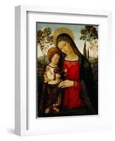 Madonna and Child, c.1490-1495-Bernardino di Betto Pinturicchio-Framed Giclee Print