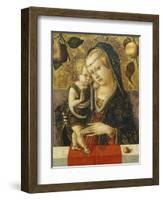 Madonna and Child, C. 1490-Carlo Crivelli-Framed Giclee Print