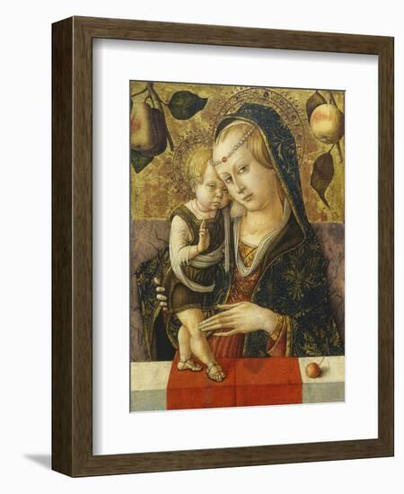 Madonna and Child, C. 1490-Carlo Crivelli-Framed Giclee Print