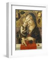 Madonna and Child, C. 1490-Carlo Crivelli-Framed Giclee Print