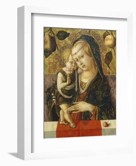 Madonna and Child, C. 1490-Carlo Crivelli-Framed Giclee Print