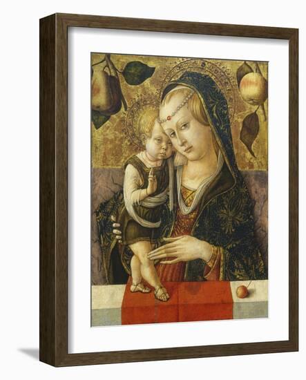 Madonna and Child, C. 1490-Carlo Crivelli-Framed Giclee Print