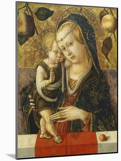 Madonna and Child, C. 1490-Carlo Crivelli-Mounted Giclee Print