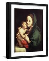 Madonna and Child, c.1510-Bernardino Luini-Framed Giclee Print