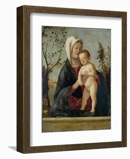 Madonna and Child, C.1510-Marco Basaiti-Framed Giclee Print