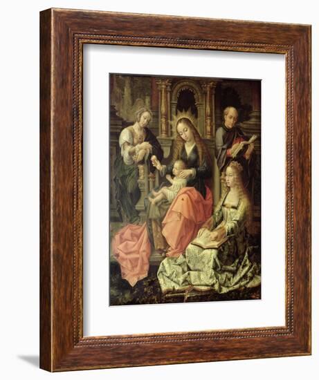 Madonna and Child, C.1535-Bernard van Orley-Framed Giclee Print