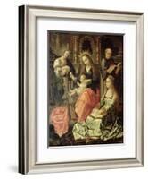 Madonna and Child, C.1535-Bernard van Orley-Framed Giclee Print