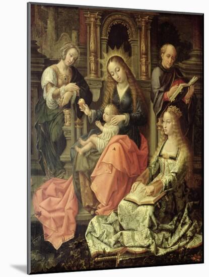 Madonna and Child, C.1535-Bernard van Orley-Mounted Giclee Print